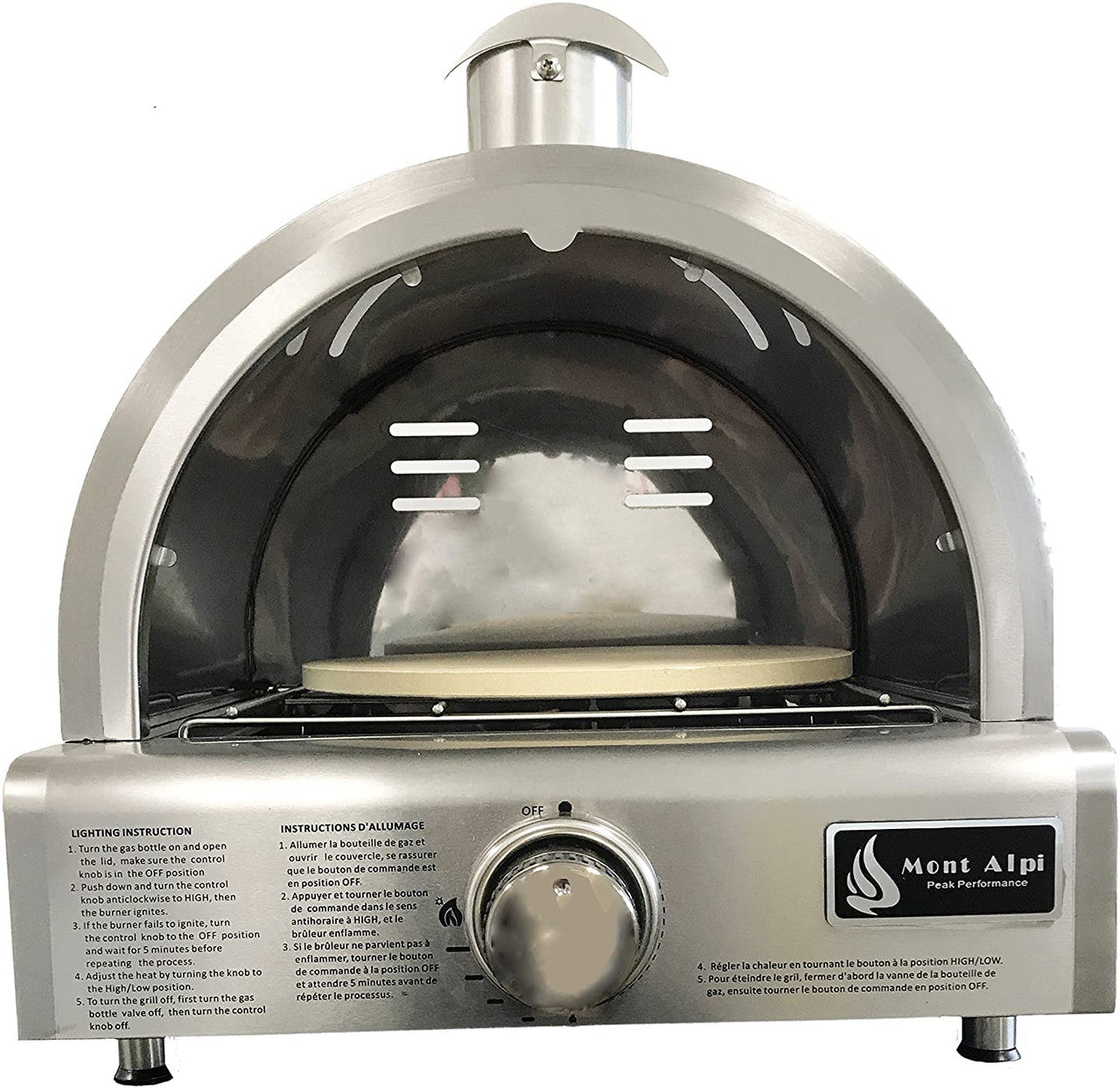 Mont Alpi Portable Gas Pizza Oven - Propane