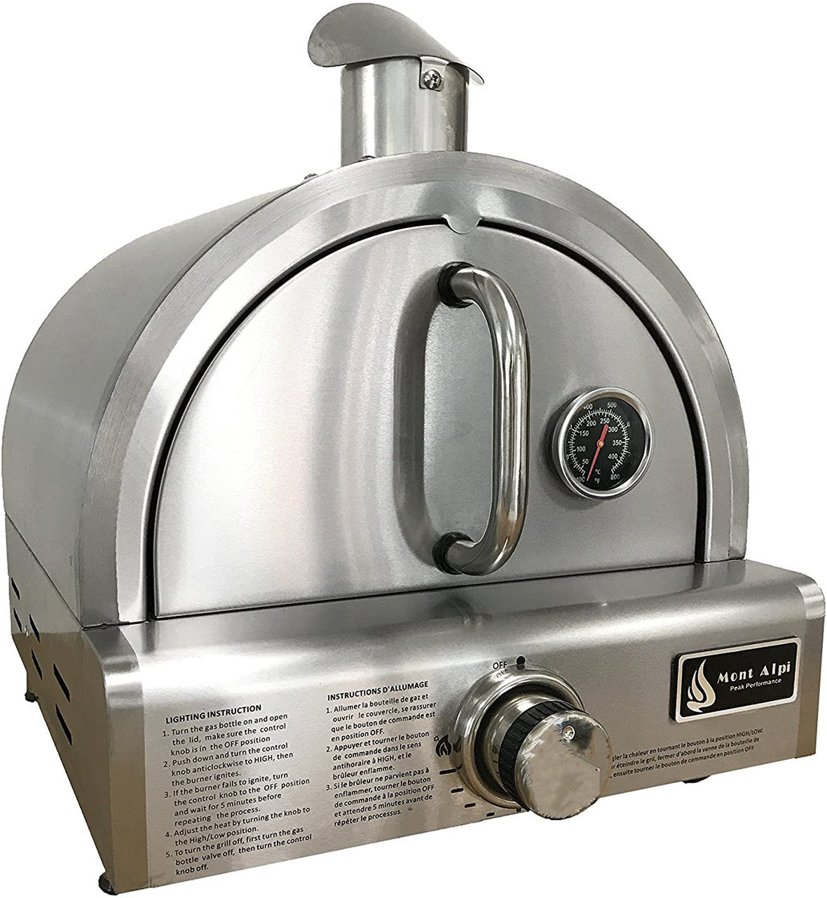 Mont Alpi Portable Gas Pizza Oven - Propane
