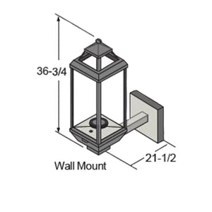 Wall Mount - 50k Tempest Lantern Mount