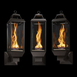 Tempest Lantern Decorative Outdoor Gas Lamp - Wall Mount Main